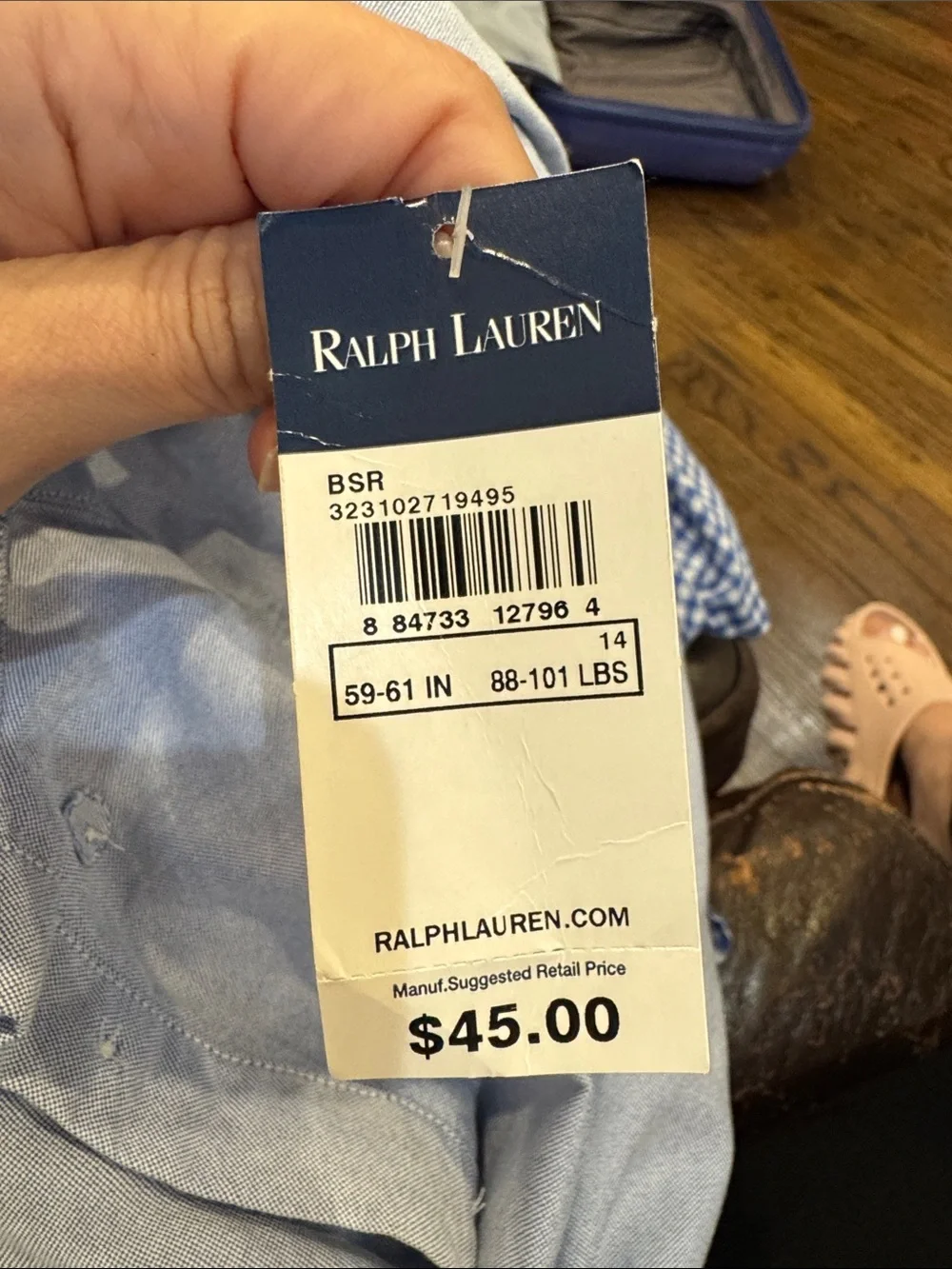 Ralph Lauren Light Blue Button-Down Kids Shirt